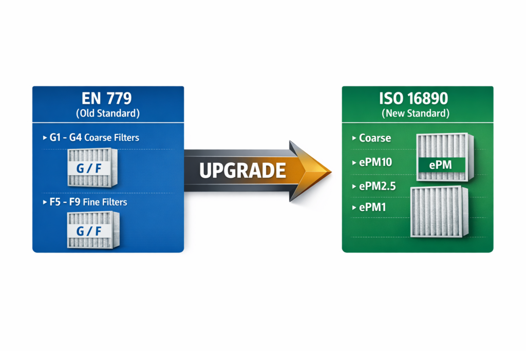 ISO 16890 vs. EN 779